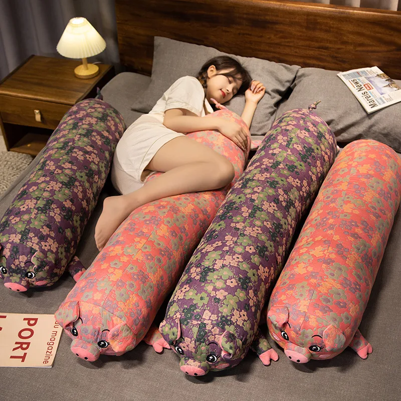 Floral Long Bolster Pillow Set wholesale OEM NH-C049 | Sleep Body Pillows by Noryvia Home