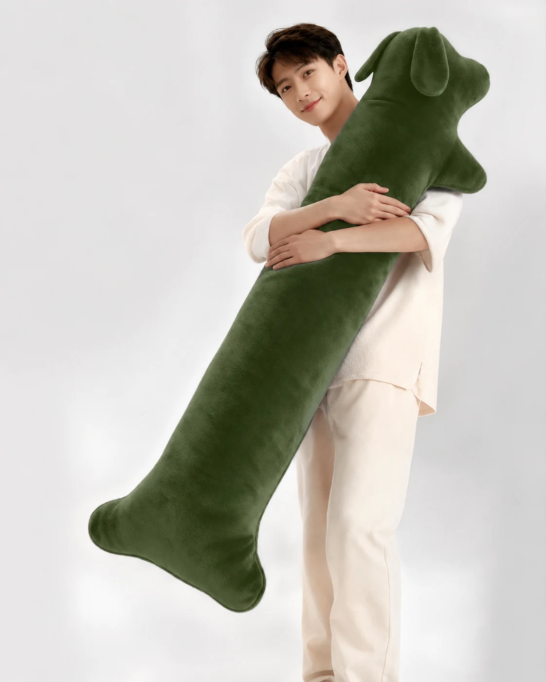 Green Long Body Pillow