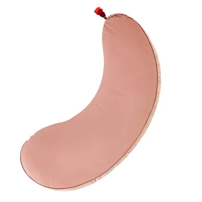 Pink Crescent Body Pillow wholesale OEM NH-C039 | Sleep Body Pillows by Noryvia Home