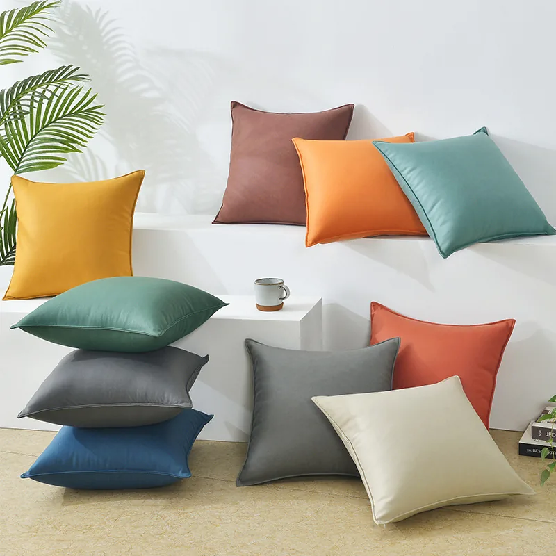 Solid Color Throw Pillow Collection wholesale OEM NH-C034 | Throw Pillows by Noryvia Home
